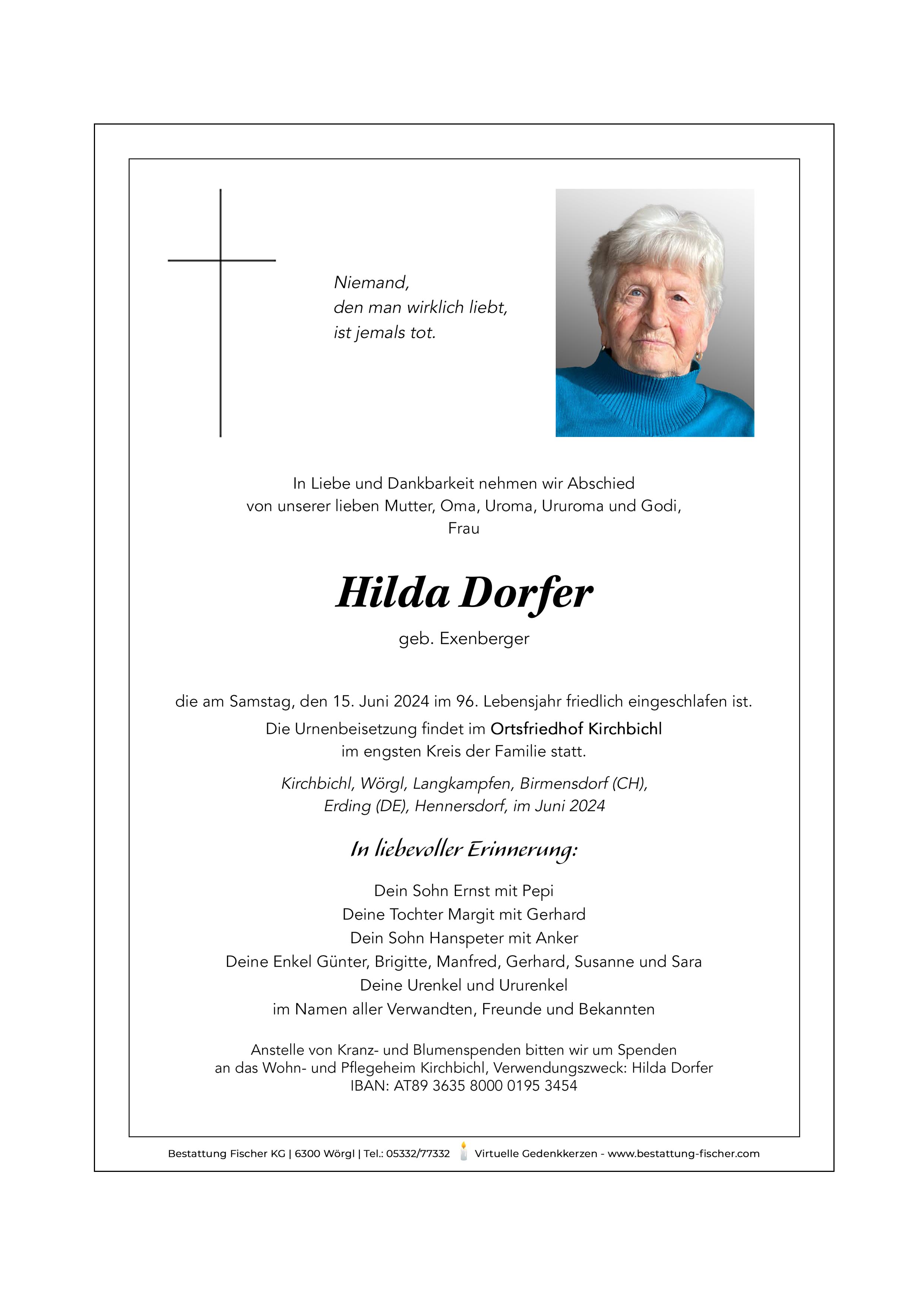 Hilda Dorfer